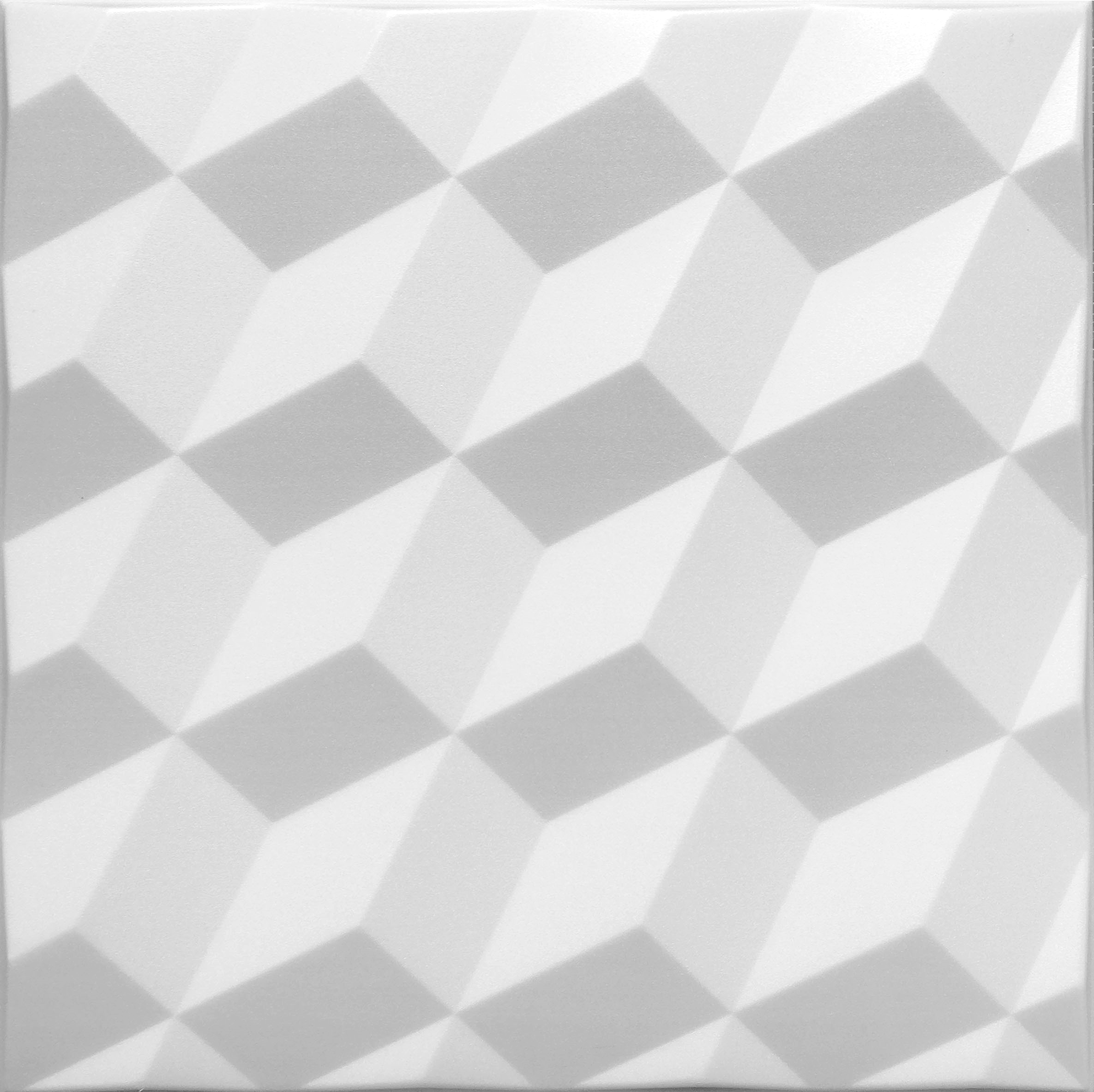 Białe Kasetony na SUFIT ROMBY Panele 3D 2m2 Marka inna