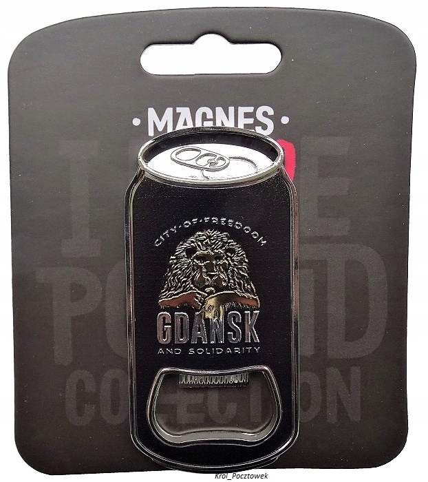 

Magnes I Love Poland otwieracz Gdańsk