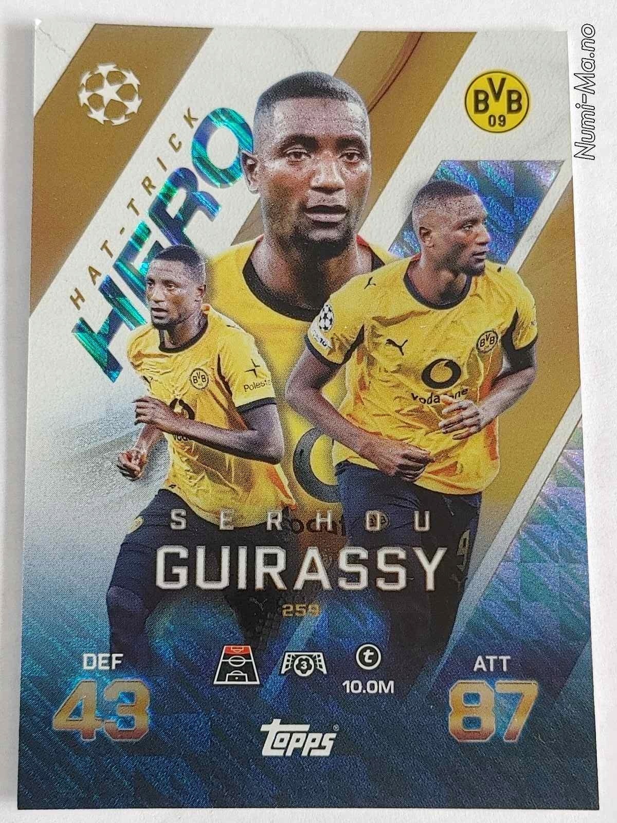 Topps Match Attax Extra 2025-2026 259 Hero Guirassy 9421