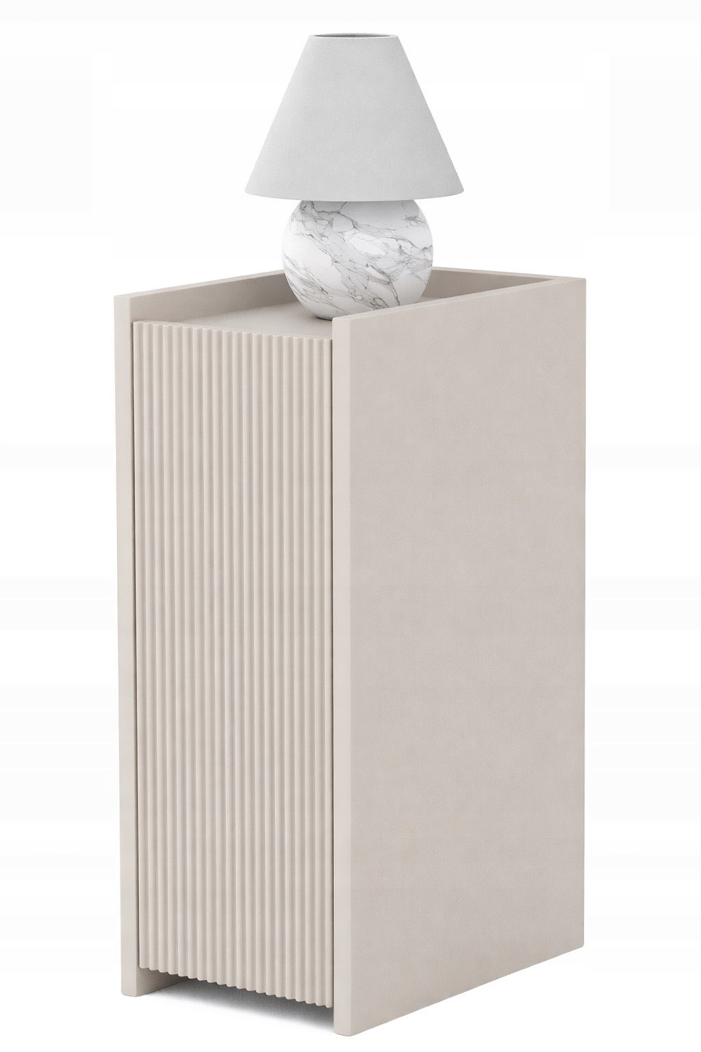 Úzky nočný stolík Narrow Kašmírové police nočná skrinka šírka 25 cm