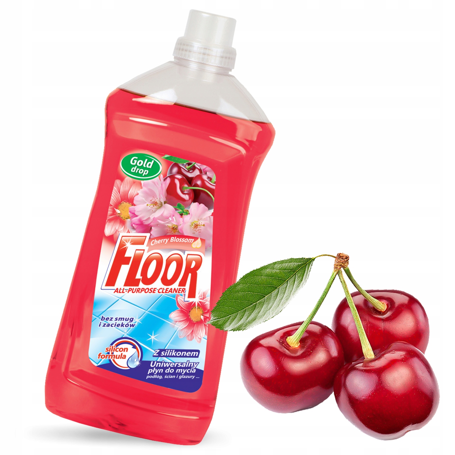 

Płyn do Mycia Podłóg Uniwersalny Kwitnąca Wiśnia