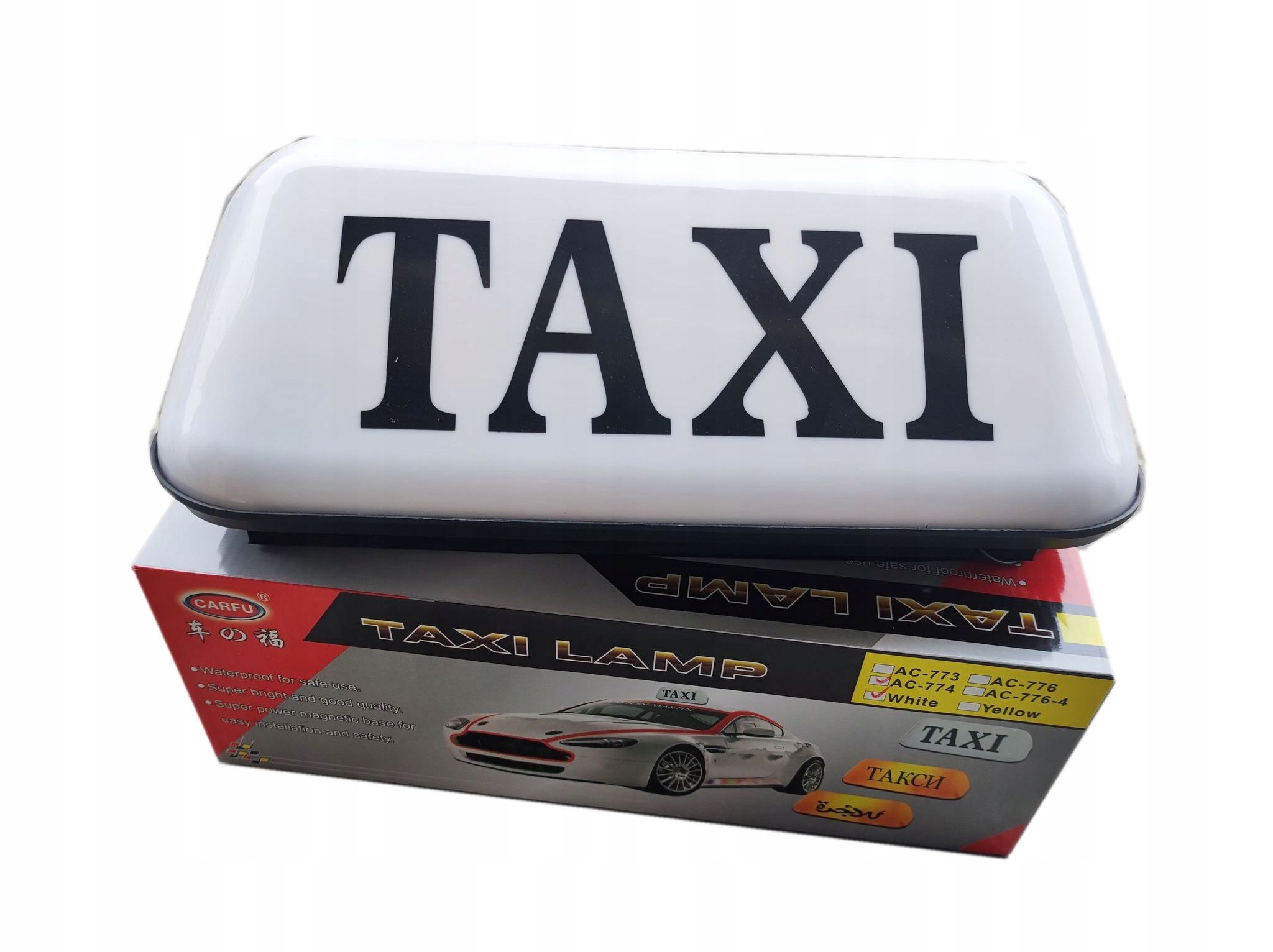 BEZPRZEWODOWA LAMPA KOGUT TAXI LED NA PILOTA MEGA EAN (GTIN) 5903359432315