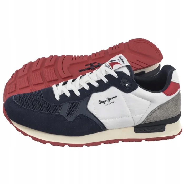 Pánské tenisky Pepe Jeans Brit Camp M Navy, modré