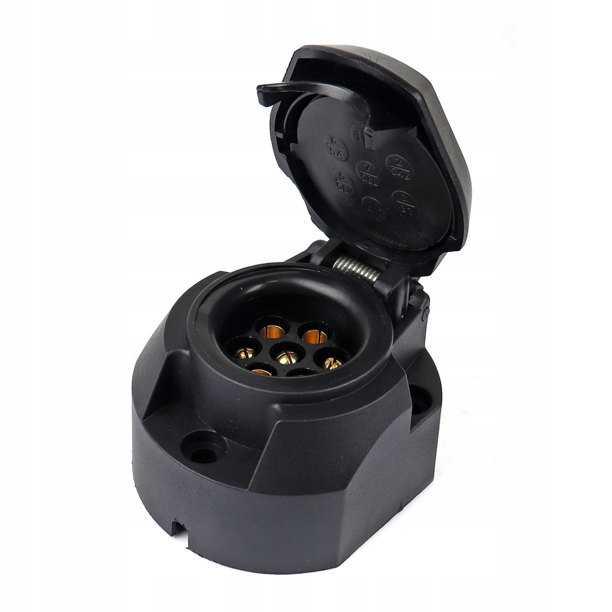 Gniazdo przyczepy haka 7 Pin Gniazdo haka 7 pin Gniazdo 7pin Amio 01258 Wwa