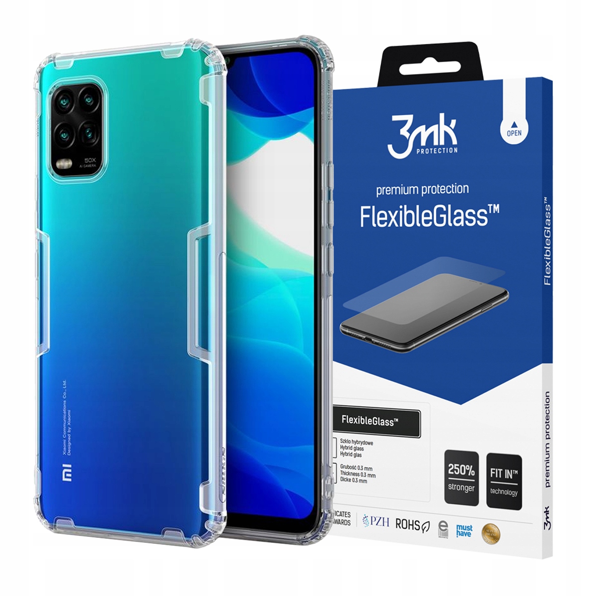 

Nillkin Etui Do Xiaomi MI 10 Lite + Szkło 3MK Fg
