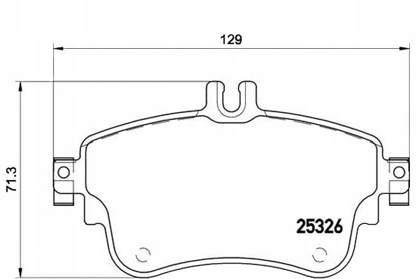 Brembo Brzdové Destičky Mercedes W176 A-klasa 12- Pr Asistent řidiče #28