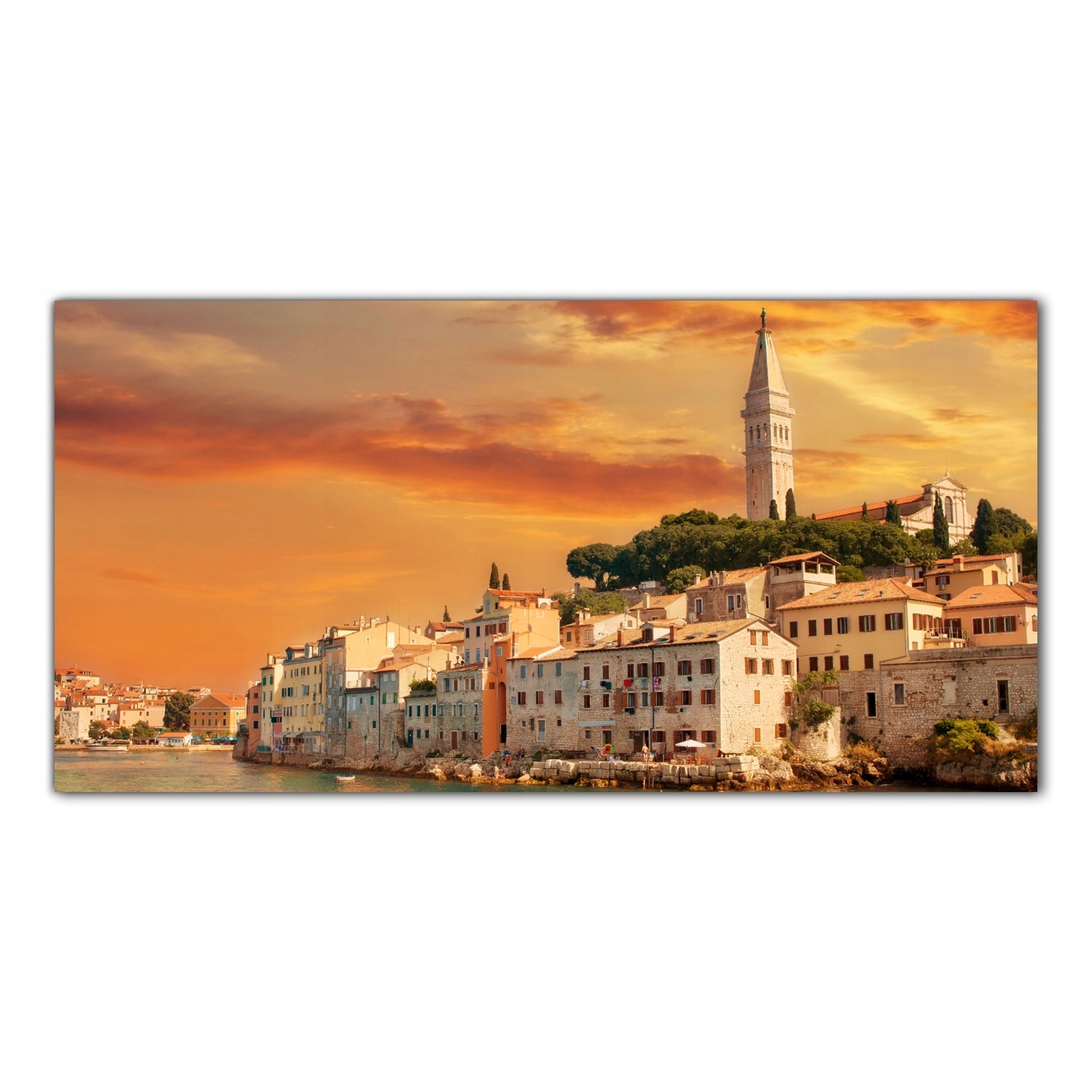 Chorvatsko Město 120x60 Tvrzený panel nad pracovní deskou