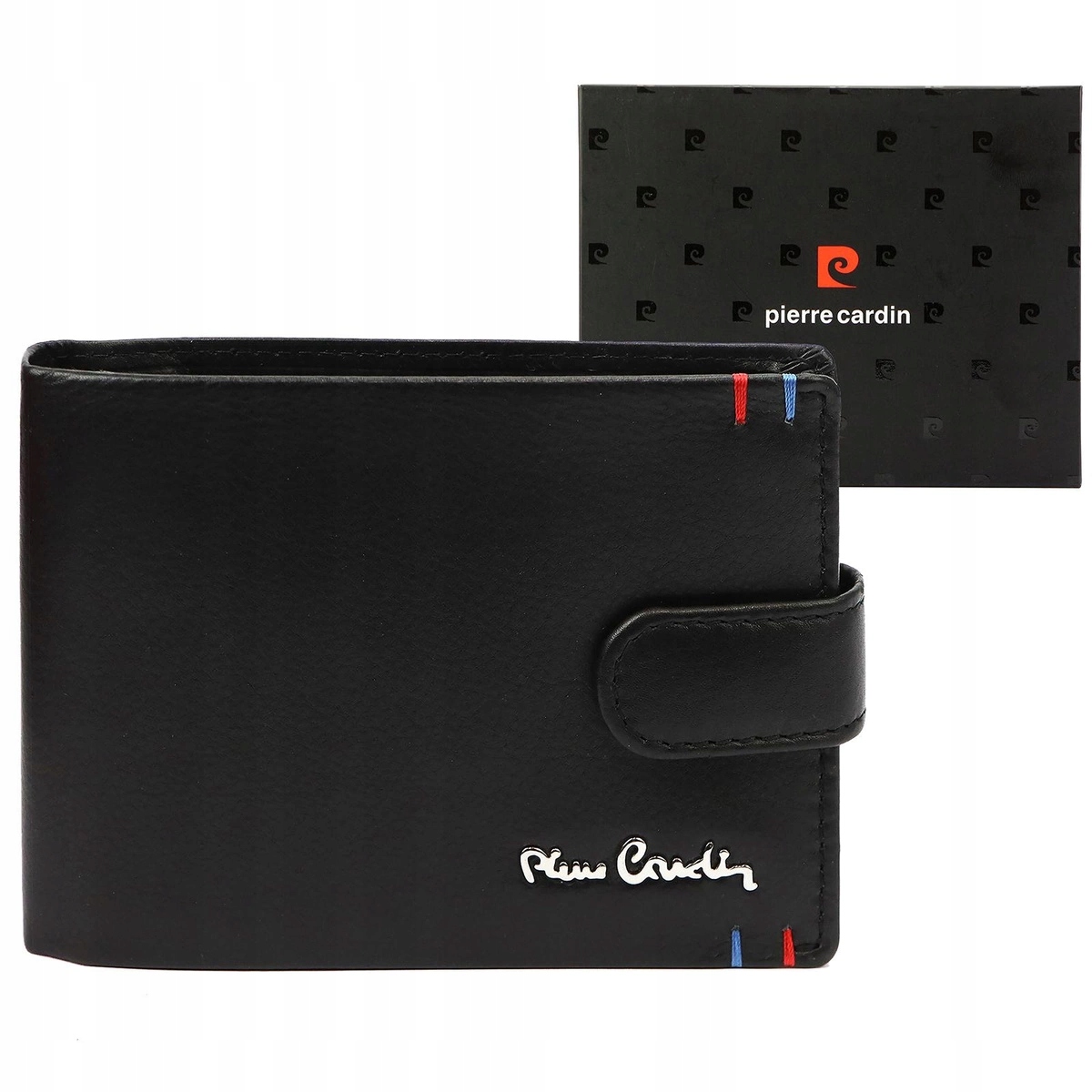 Skórzany męski portfel marki Pierre Cardin z RFID