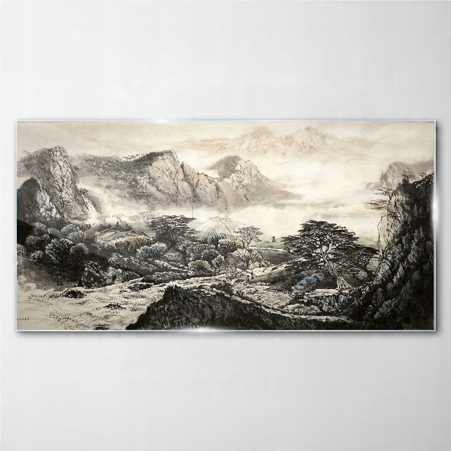 

Foto-obraz szklany Góry chiny drzewa 140x70 cm