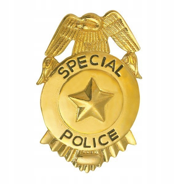 

Odznaka Złota Metal Policja Fbi Służby Specjalne