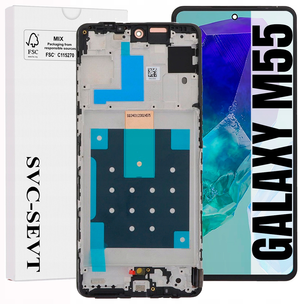 Displej Pro Samsung Galaxy M55 5G M556 Originální LCD Displej Rámeček