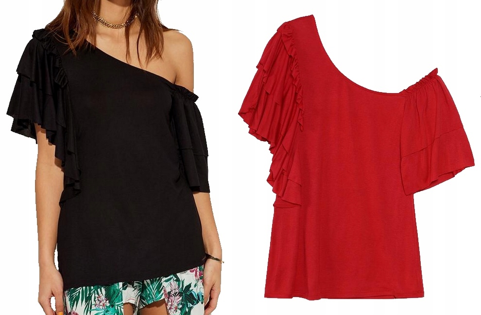 

Tezenis bluzka/top odkryte ramię M/38 czerwona