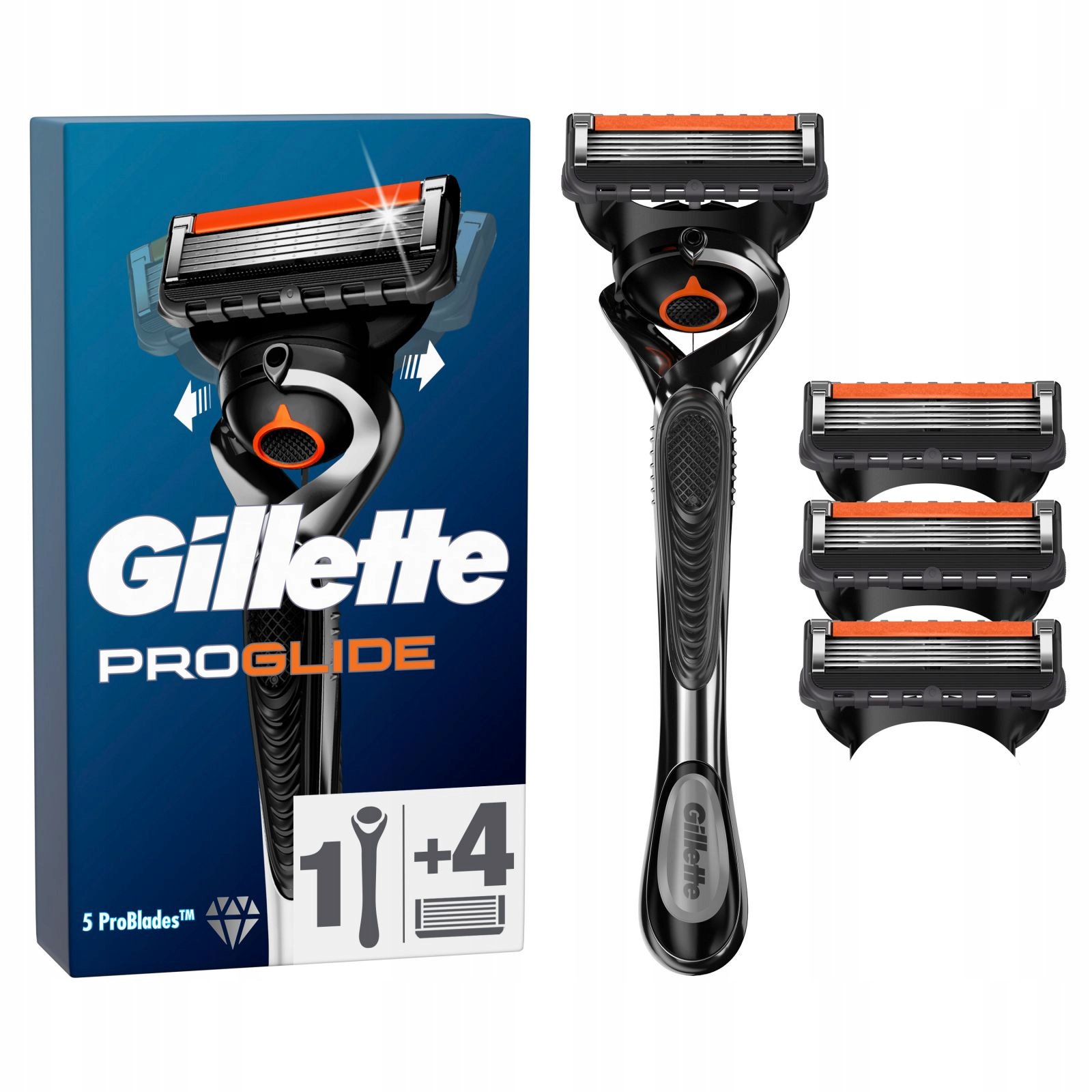 Gillette Fusion Proglide Manual Holicí Strojek Modrý/černý