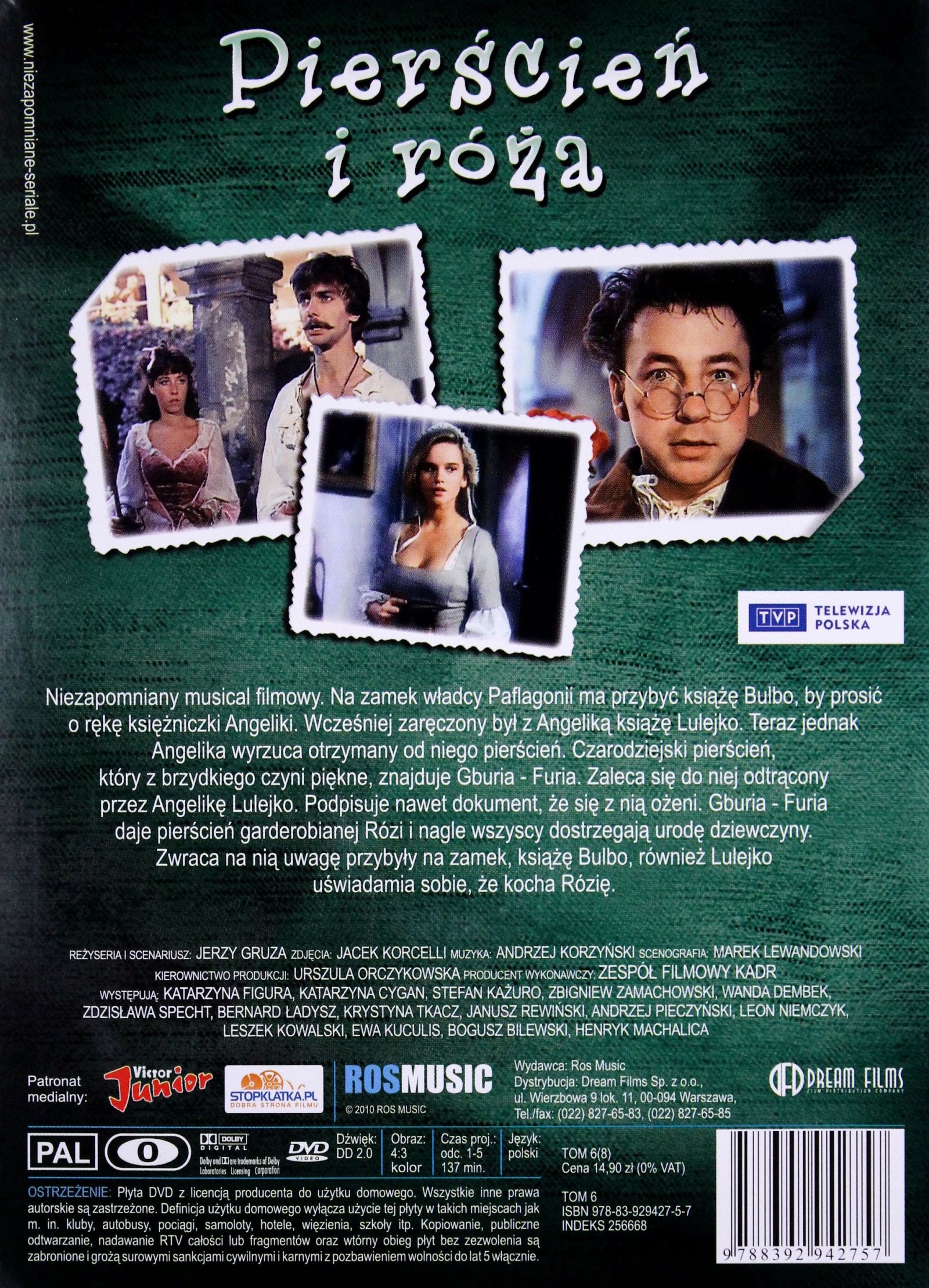 PIERŚCIEŃ I RÓŻA (ECOPACK) (DVD) Gatunek seriale