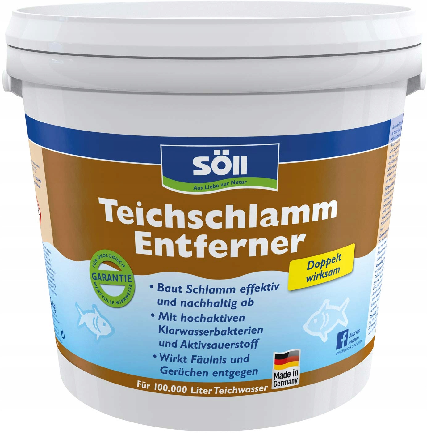 Söll 80637 odstraňovač kalu z jezírka 5 kg, biologický čistič