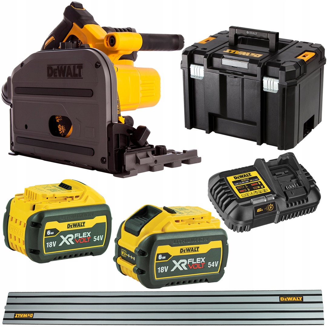 

DeWalt DCS520T2R Zagłębiarka FlexVolt 54V+ Szyna