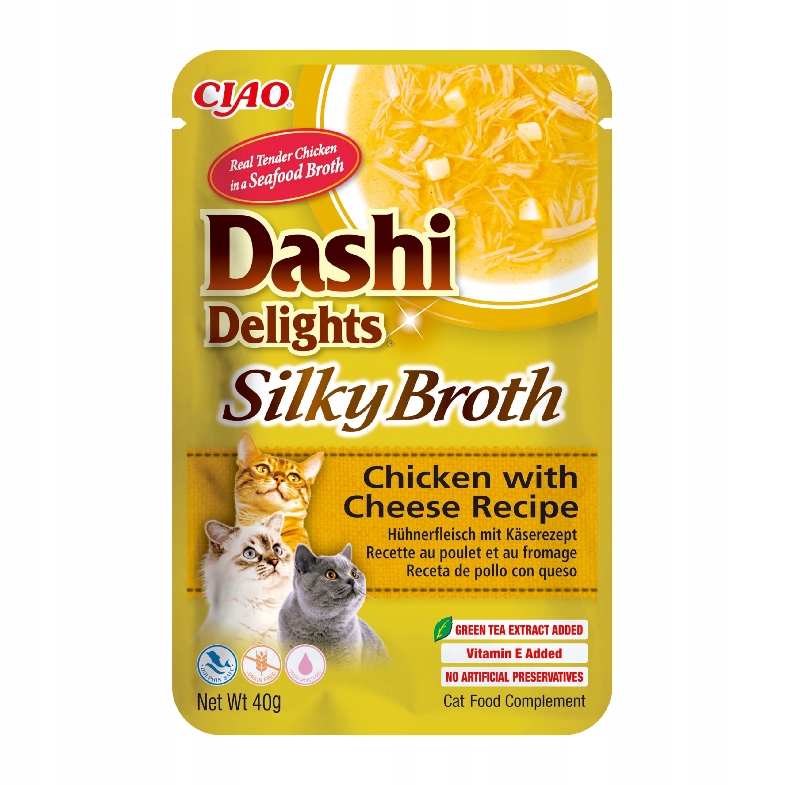 Ciao Dashi Delights Silky Broth Chicken & Cheese 40 g