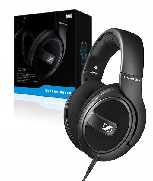 Slúchadlá Sennheiser Hd 569 23 Ohm 115 dB 10-28000 Hz 2 Káble 3/1.2 m mikrofón