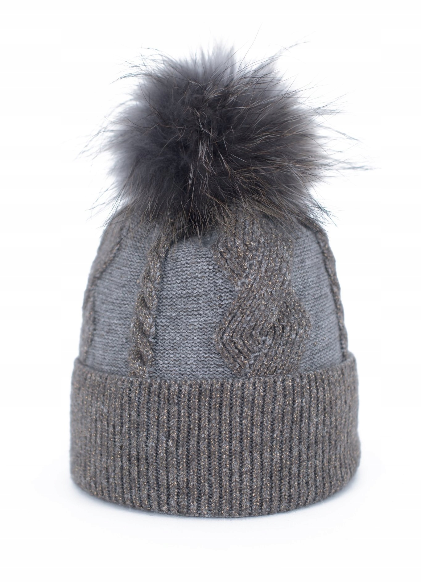 

Szaleo Czapka Furrrtastic Pompon futro cz18372-1