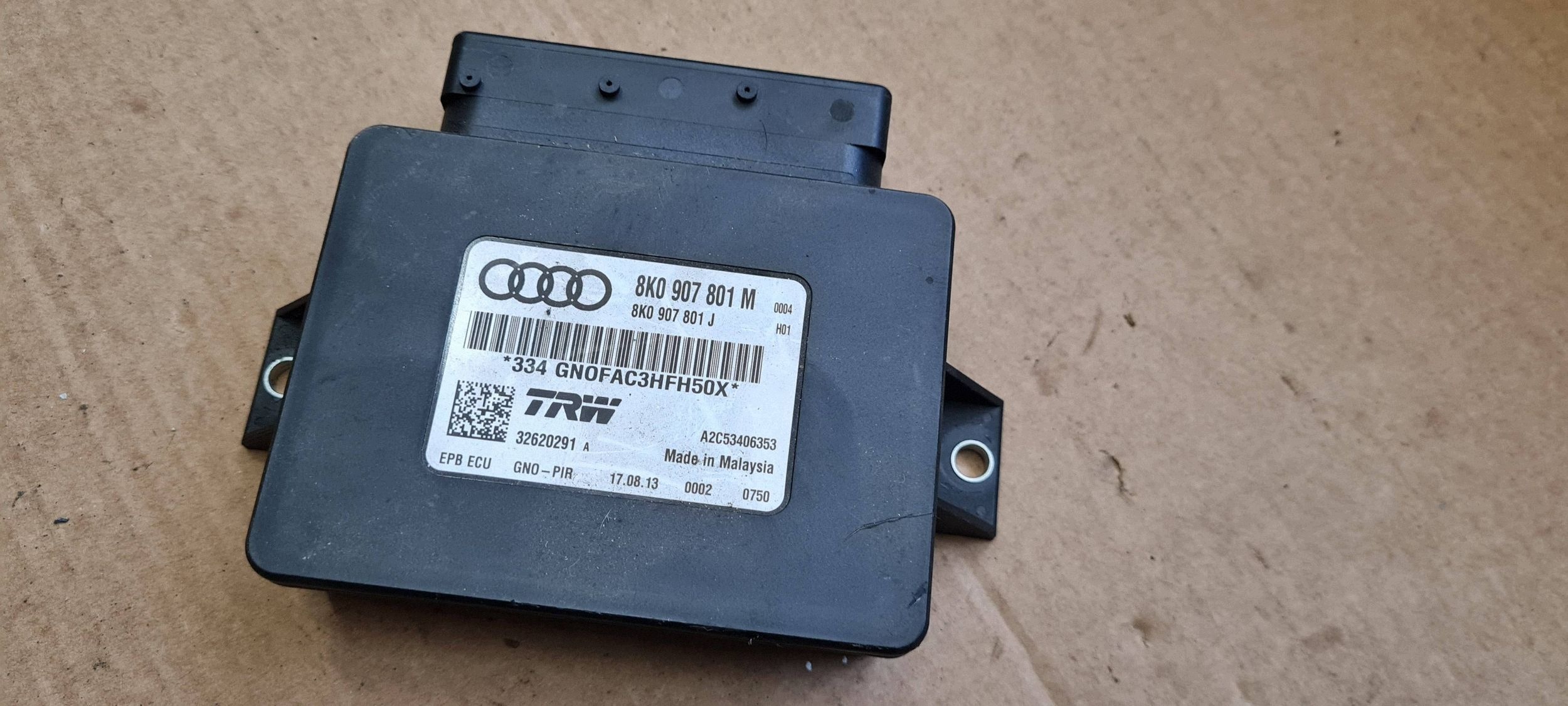 A4 B8 S4 LIFT module control unit electric brake 8K0907801M A5 8T Q5 8R