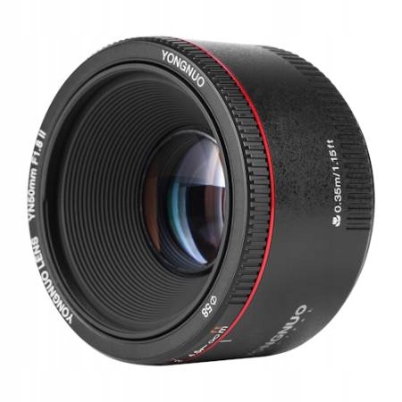 Obiektyw Yongnuo Yn 50 mm f/1,8 II do Canon Ef