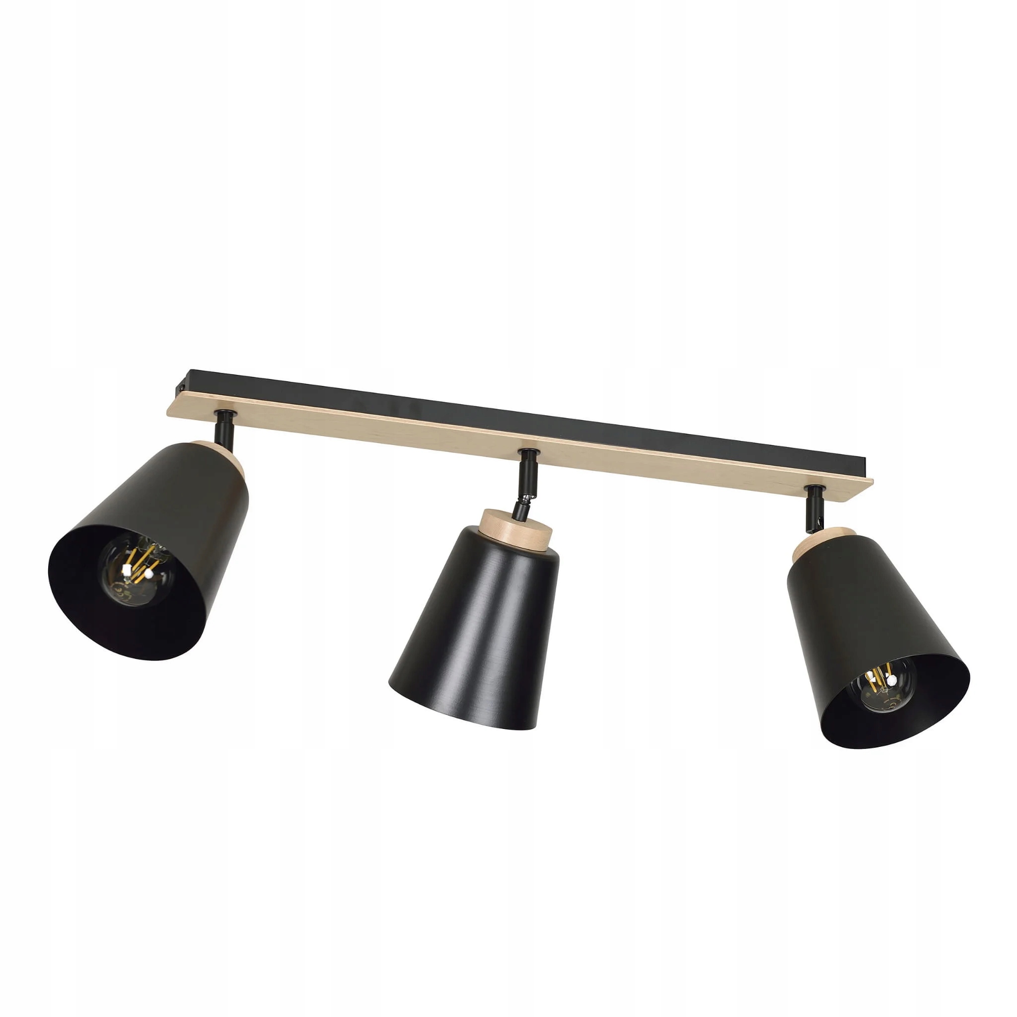 Stropná Lampa Emibig 3xE27 60W Atlas 3 Black