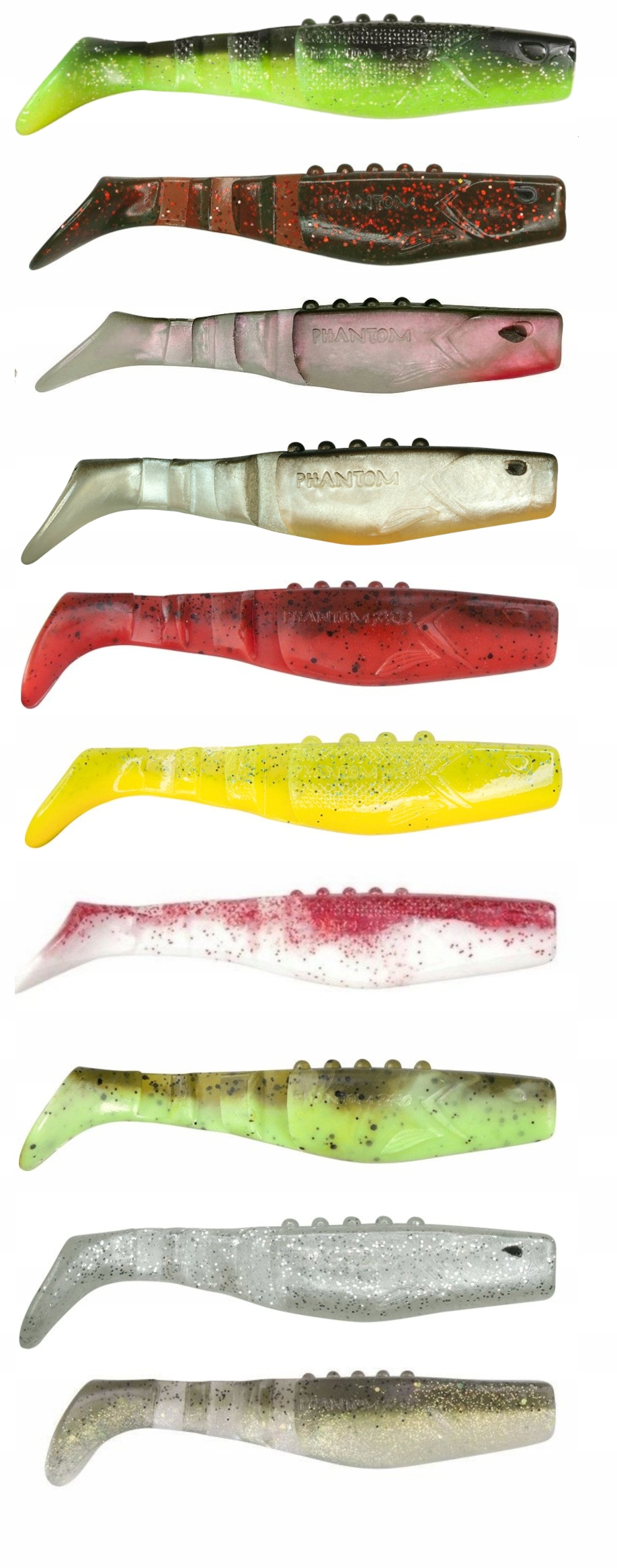 

zestaw kopyt na okonia Dragon phantail 6cm przynęt