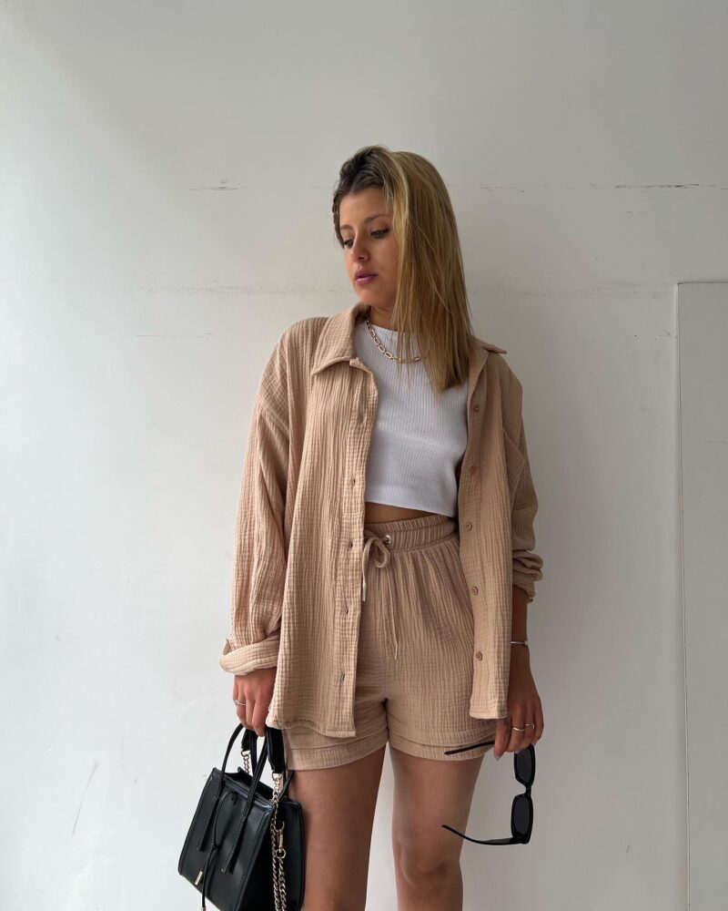 Koszula damska szorty dwuczęściowy komplet Model c{&twu$v