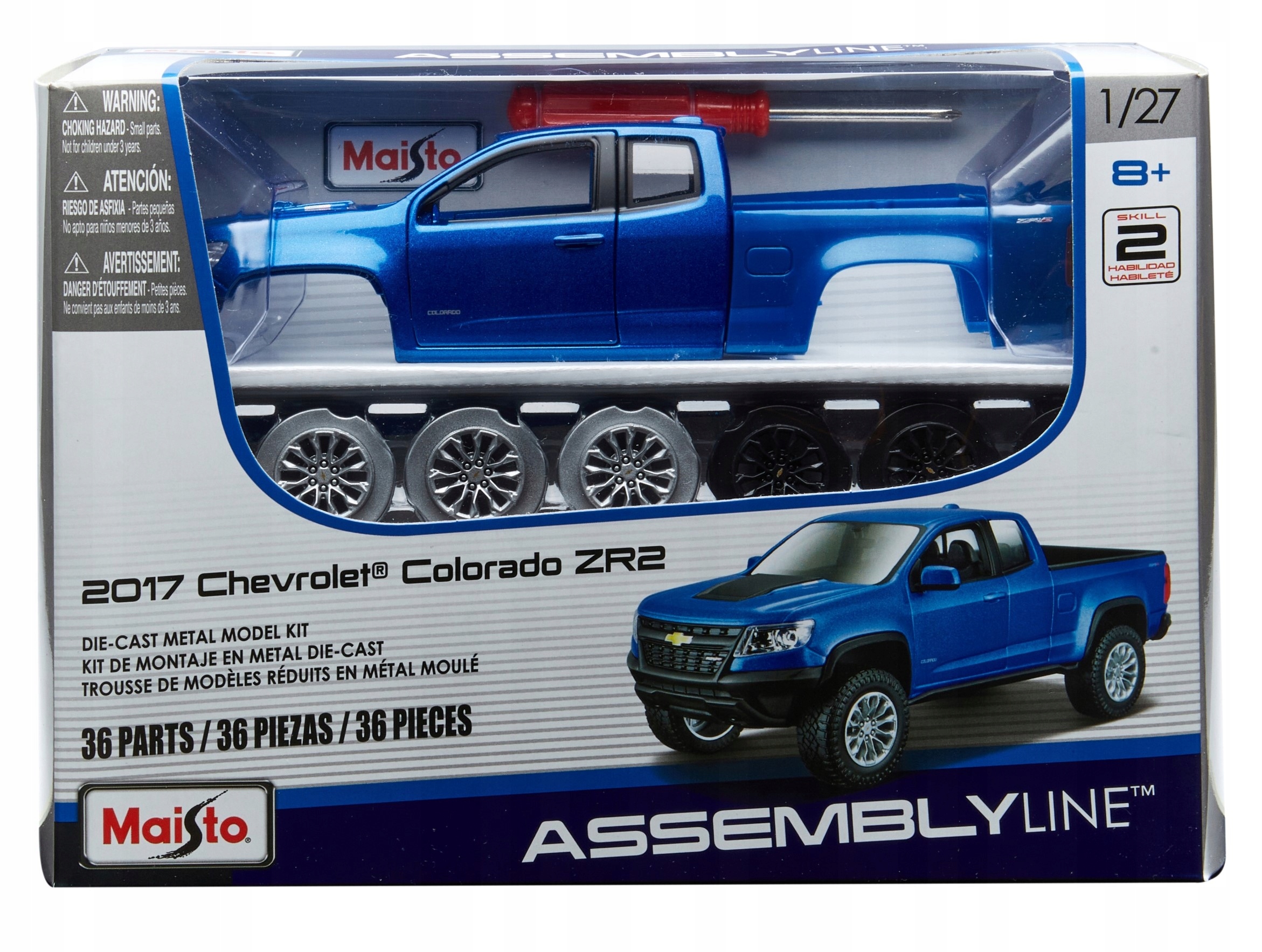 Chevrolet Colorado ZR2 Pick-Up 2017 Model pro skládání Maisto Kit 1:27 Diy