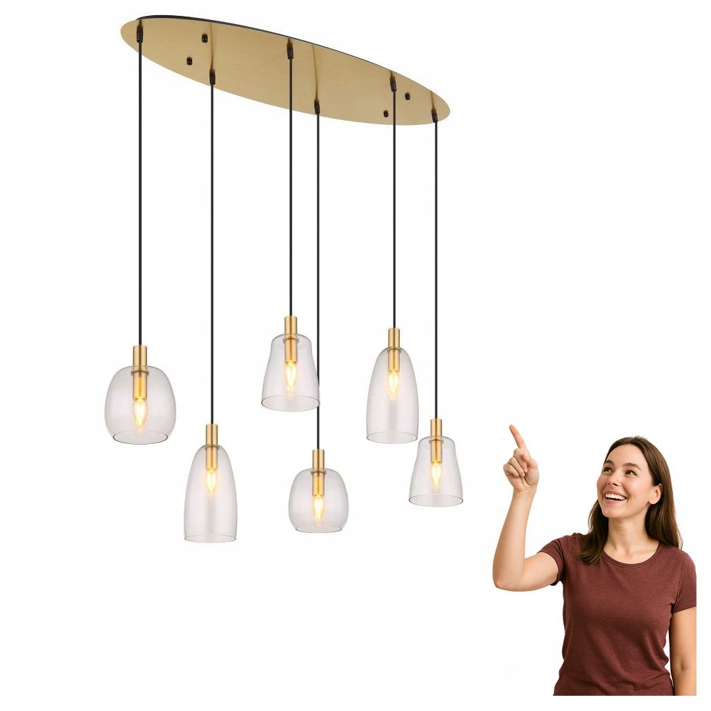 Závěsná lampa Garri 15789-6HM Globo