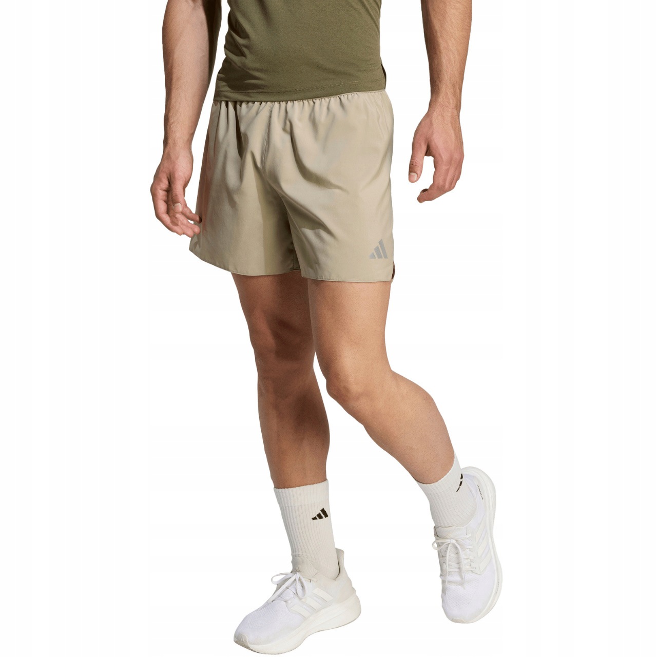 Spodenki męskie adidas Adi 365 Running Essentials beżowe JZ7770 2XL5