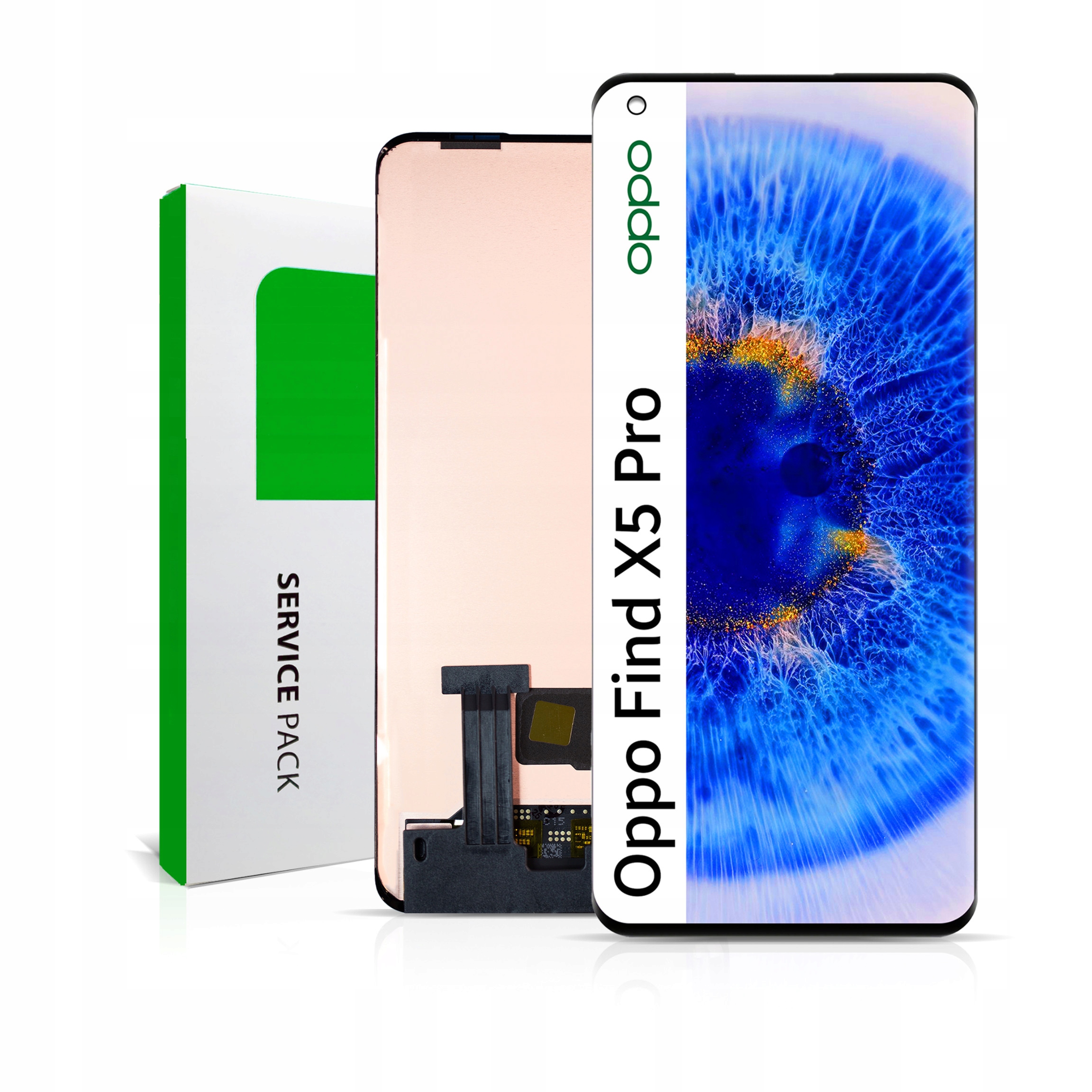PFFM20 LCD pre Oppo Find X5 Pro Service Pack Matrica Originál Zila