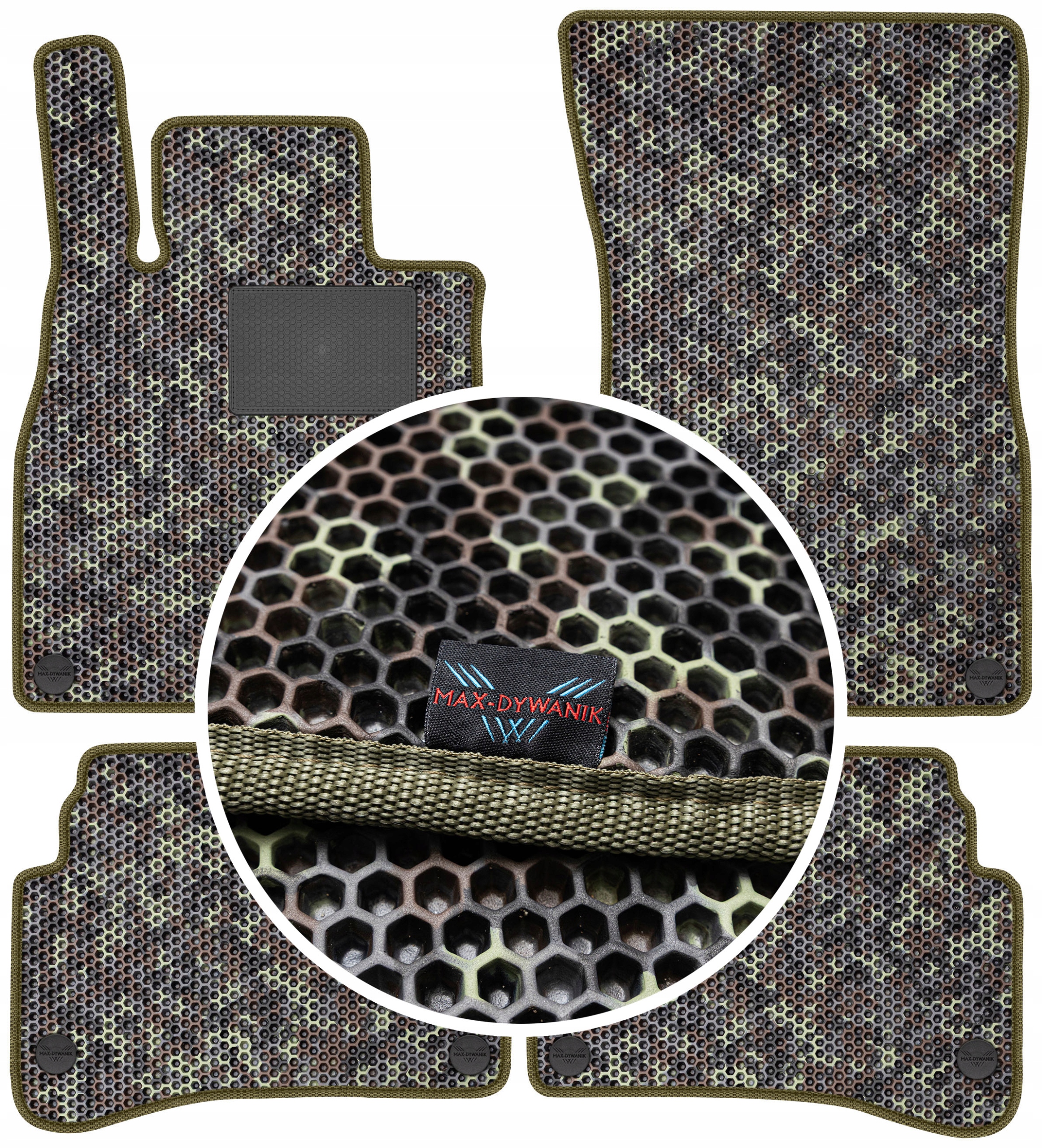 S-Klasa W222 Short 2013-2020 Gumové rohože Eva Moro