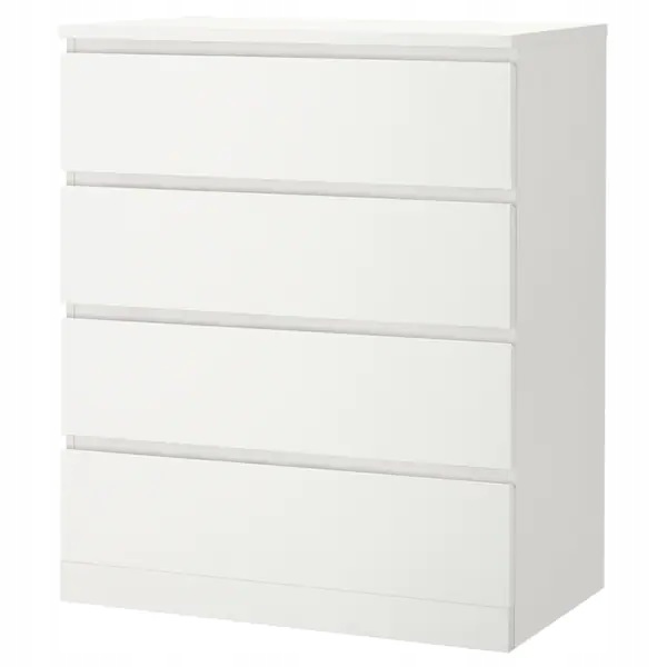 

Ikea Malm Komoda, 4 szuflady, biały, 80x100 cm
