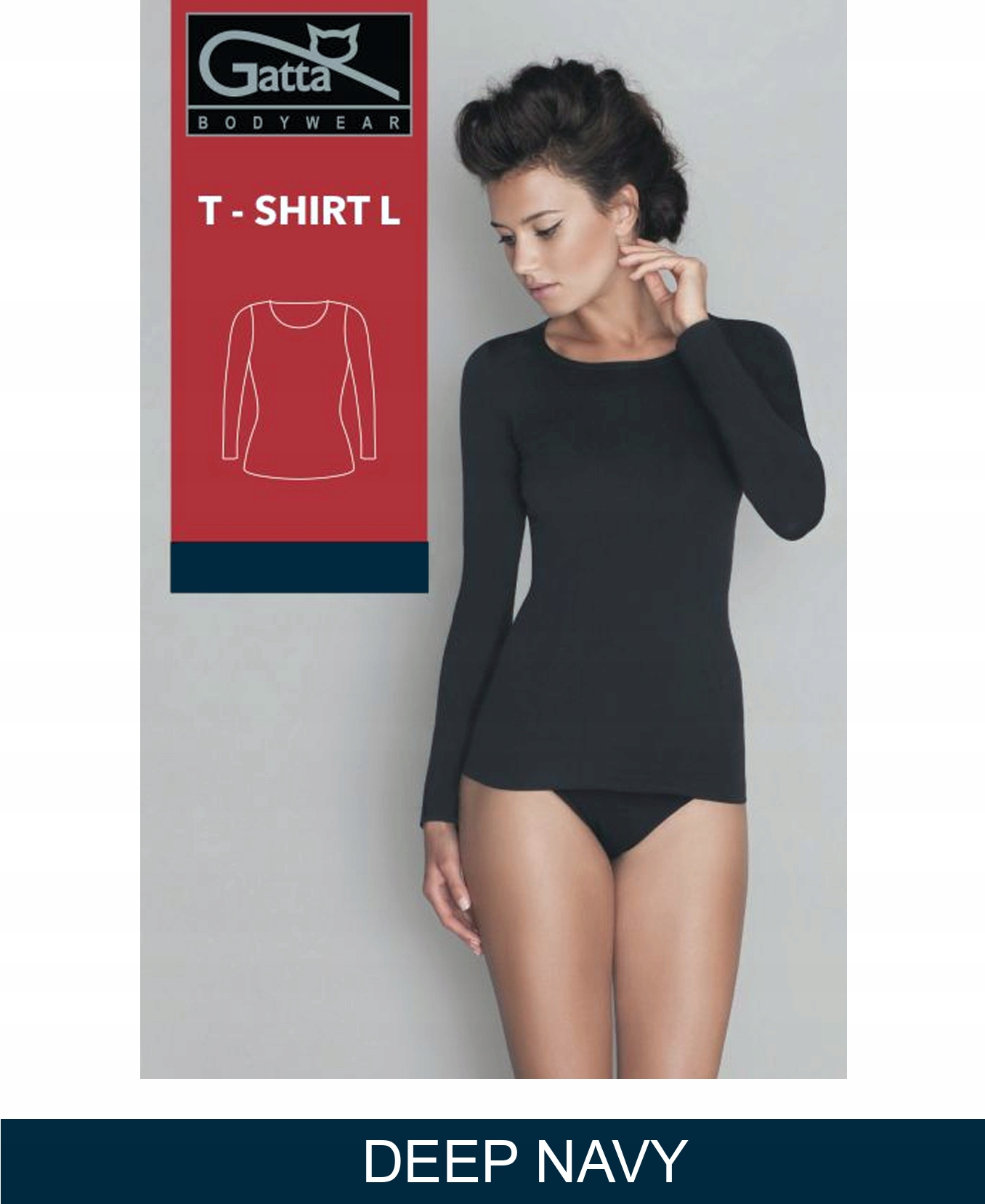 

Gatta Koszulka T shirt L S/Deep Navy