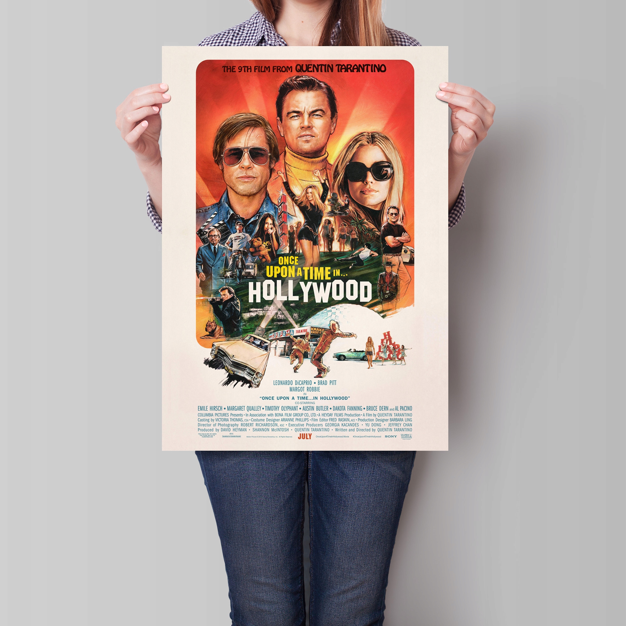 Plakat Once Upon a Time in Hollywood Szerokość produktu 42 cm