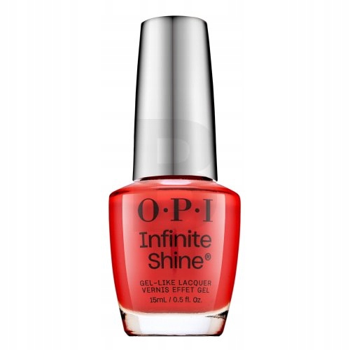 Opi Infinite Shine Gel-Like Lacquer s gelovým efektem Knock 'Em Red 15 ml