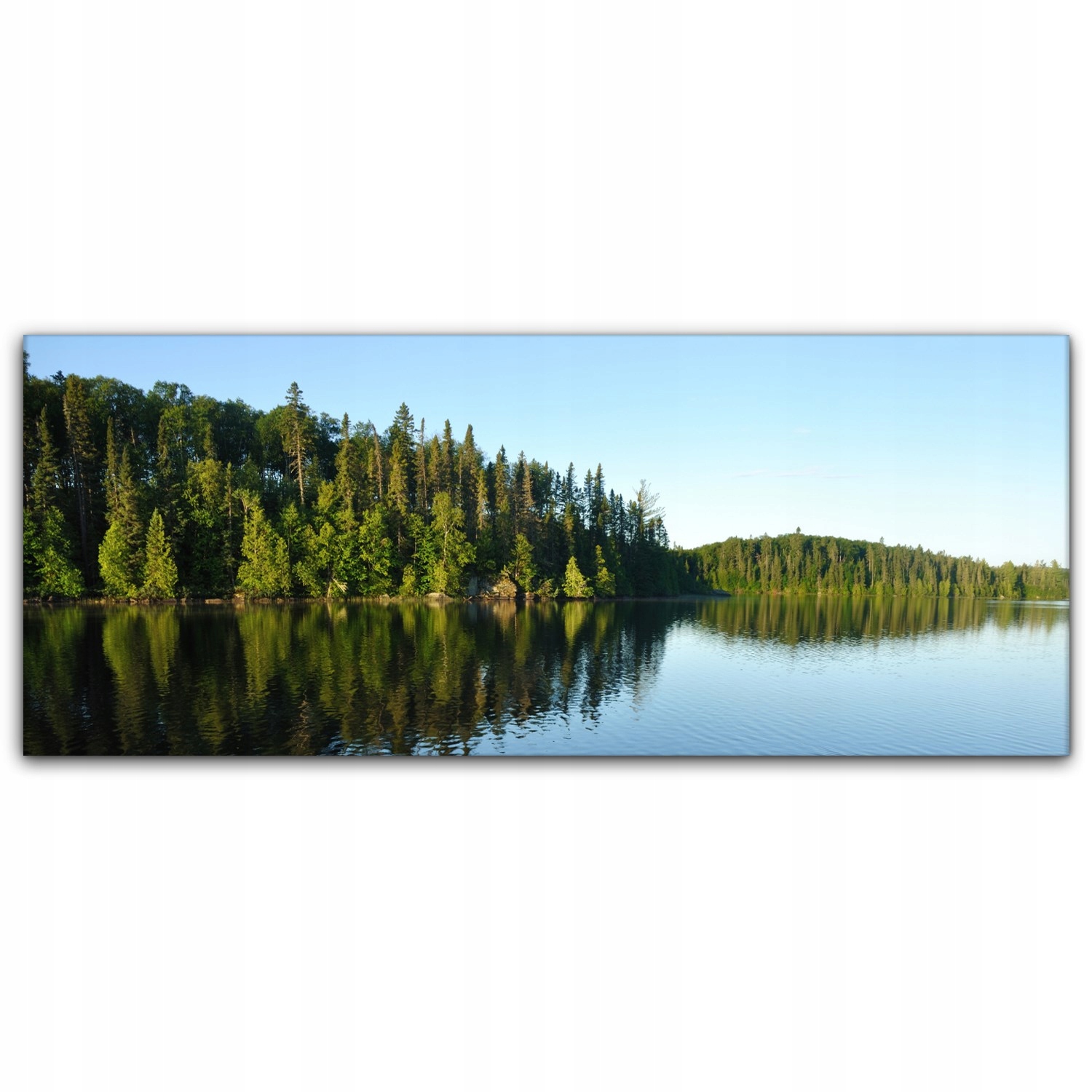 

foto-obraz na płótnie 125x50 Jezioro Woda Odbicie