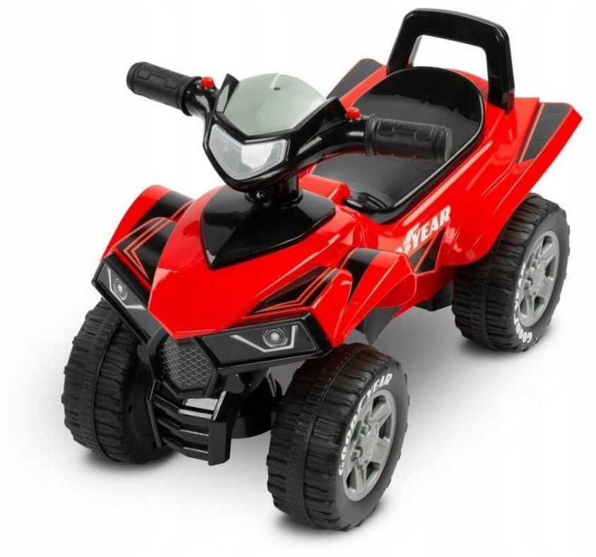 Jeździk quad Goodyear red