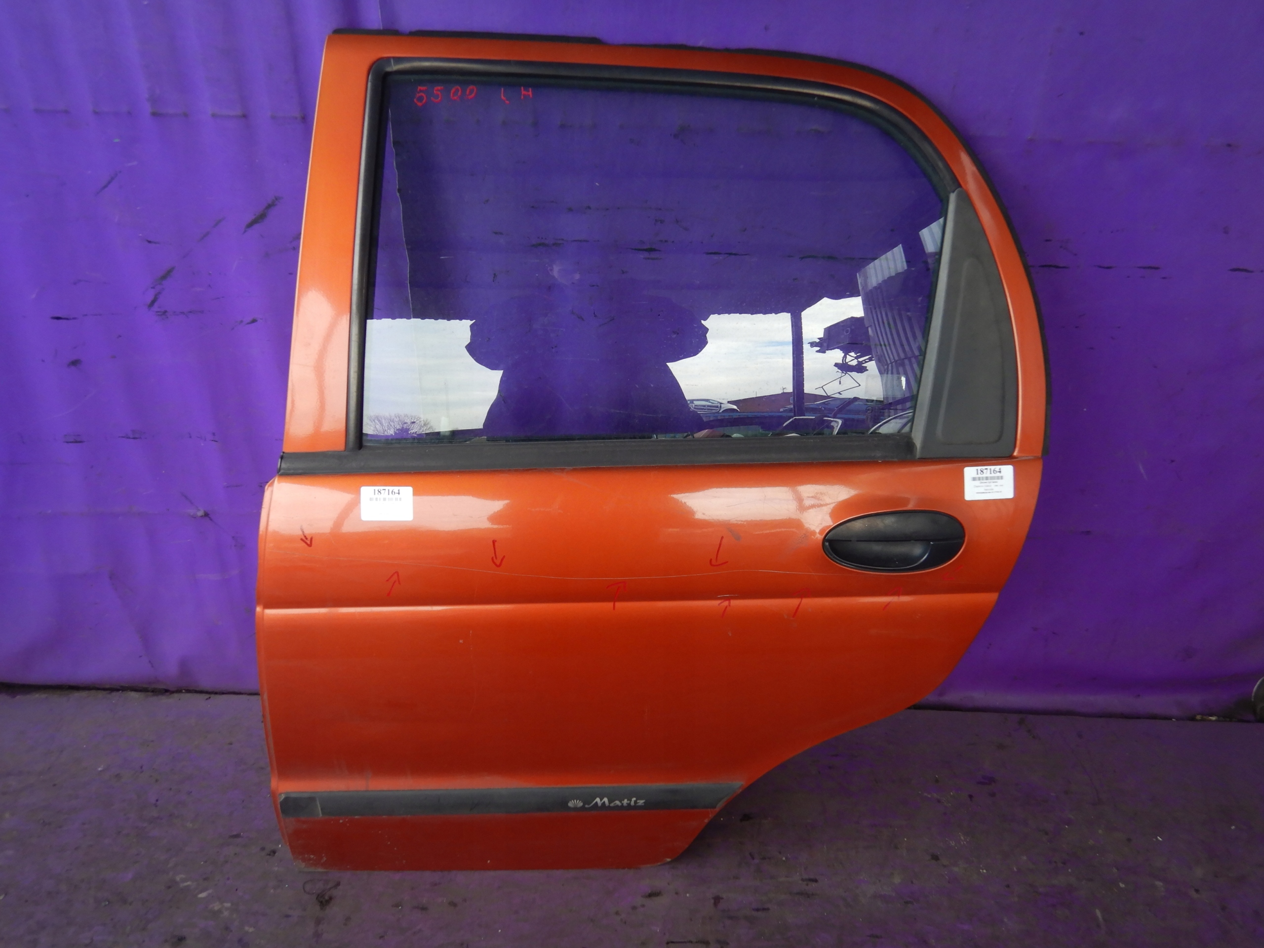 DAEWOO MATIZ 98-01 DRZWI TYŁ LEWE