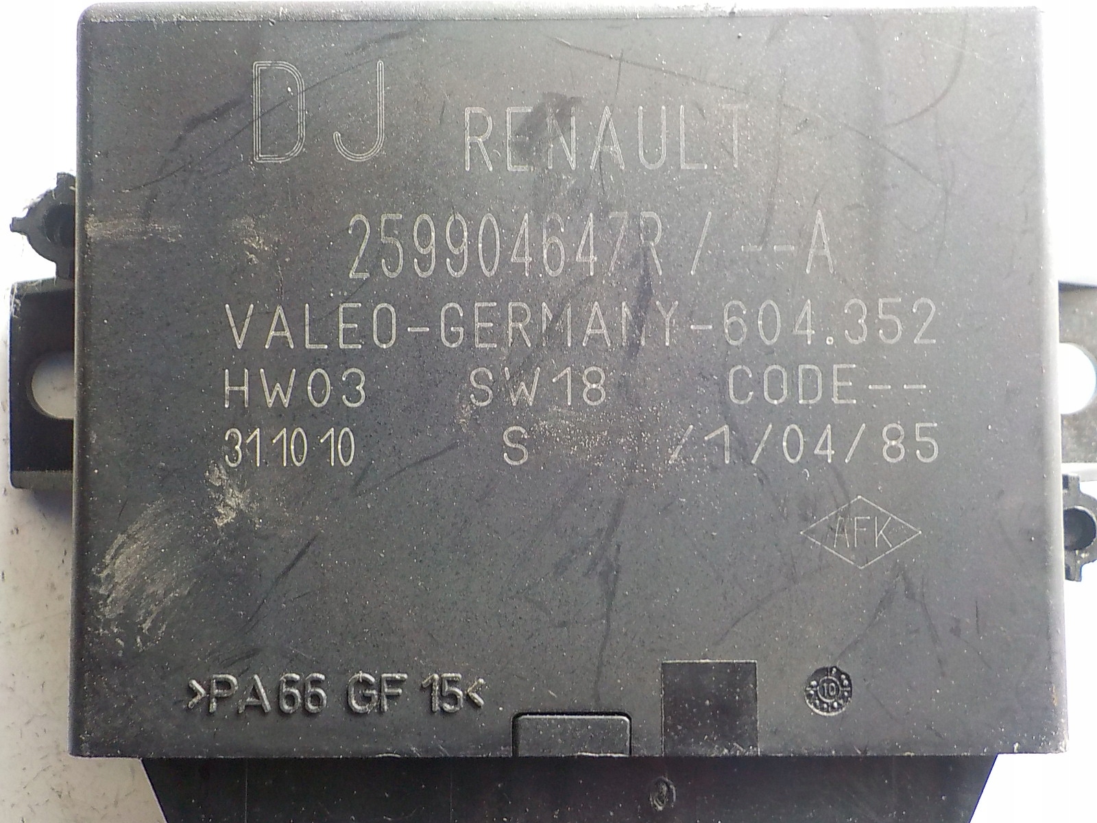 RENAULT SCENIC III modulo parcheggio PDC 259904647R