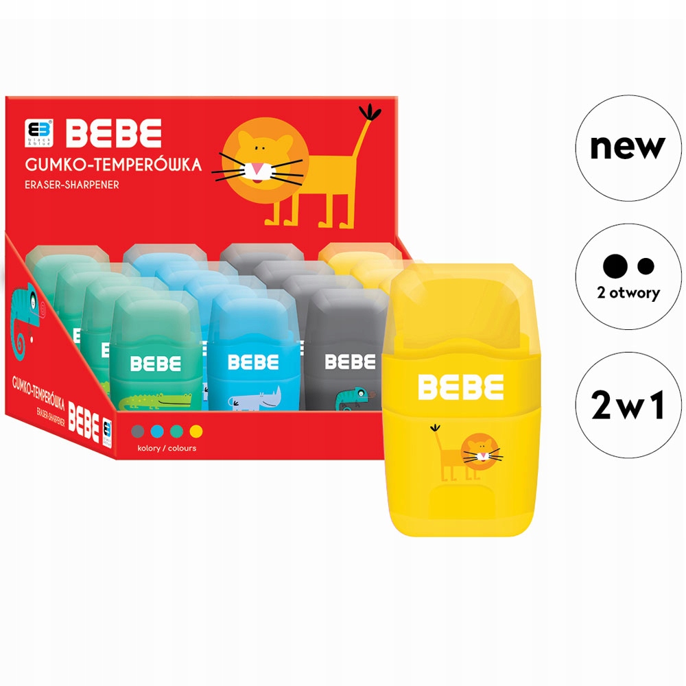 TEMPERÓWKA PODWÓJNA Z GUMKĄ 2w1 BEBE Interdruk EAN (GTIN) 5902277295996