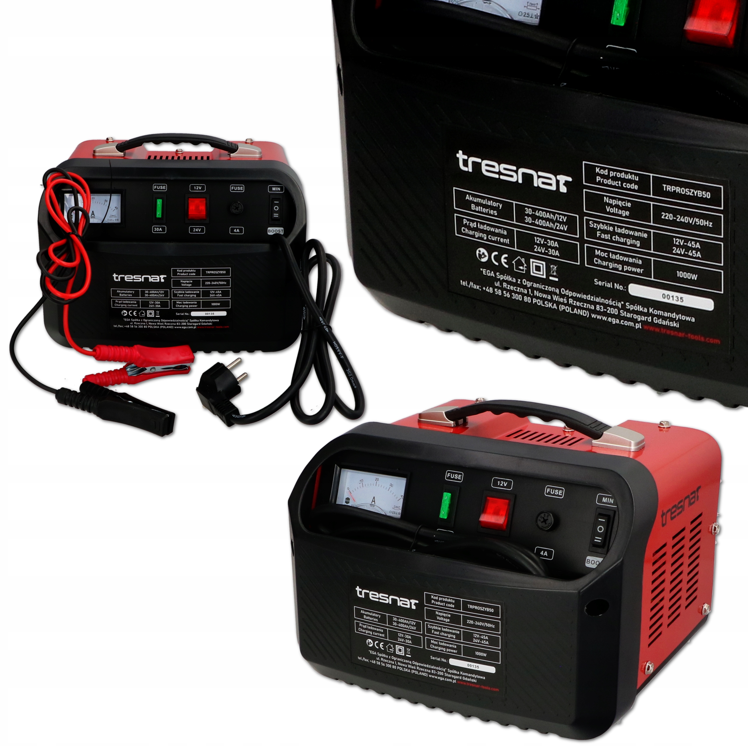 АВТОМОБИЛЬНЫЙ АККУМУЛЯТОРНЫЙ ВЫПРЯМИТЕЛЬ 12/24V 45A