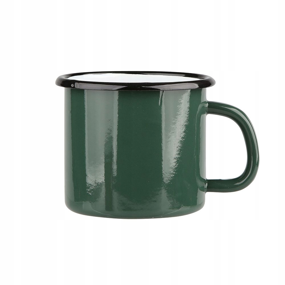 

Kubek emaliowany Grzanego Wina Prl zielony 0,3 l