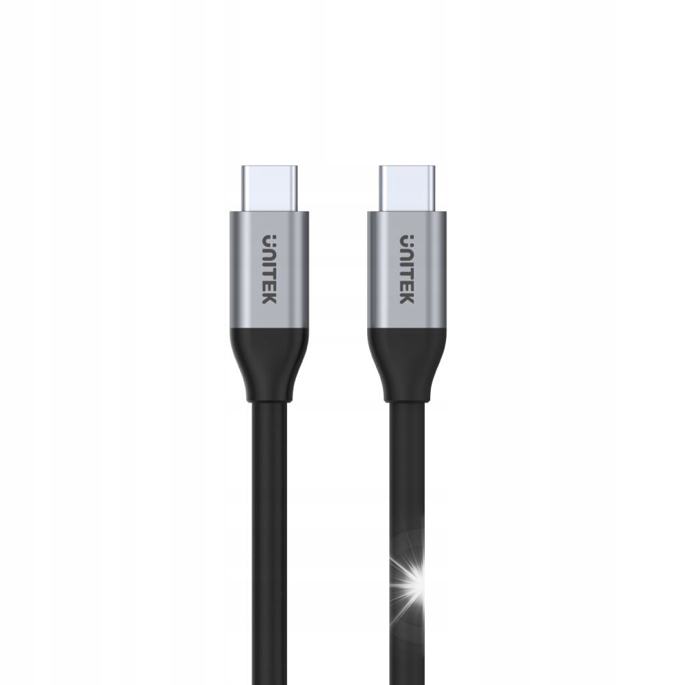 Kabel USB-C UNITEK 5K 4K 60Hz 10Gb/s 100W | 100cm