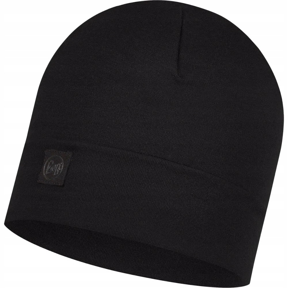 Teplá čepice Buff Merino Heavyweight Beanie 111170/999 černá