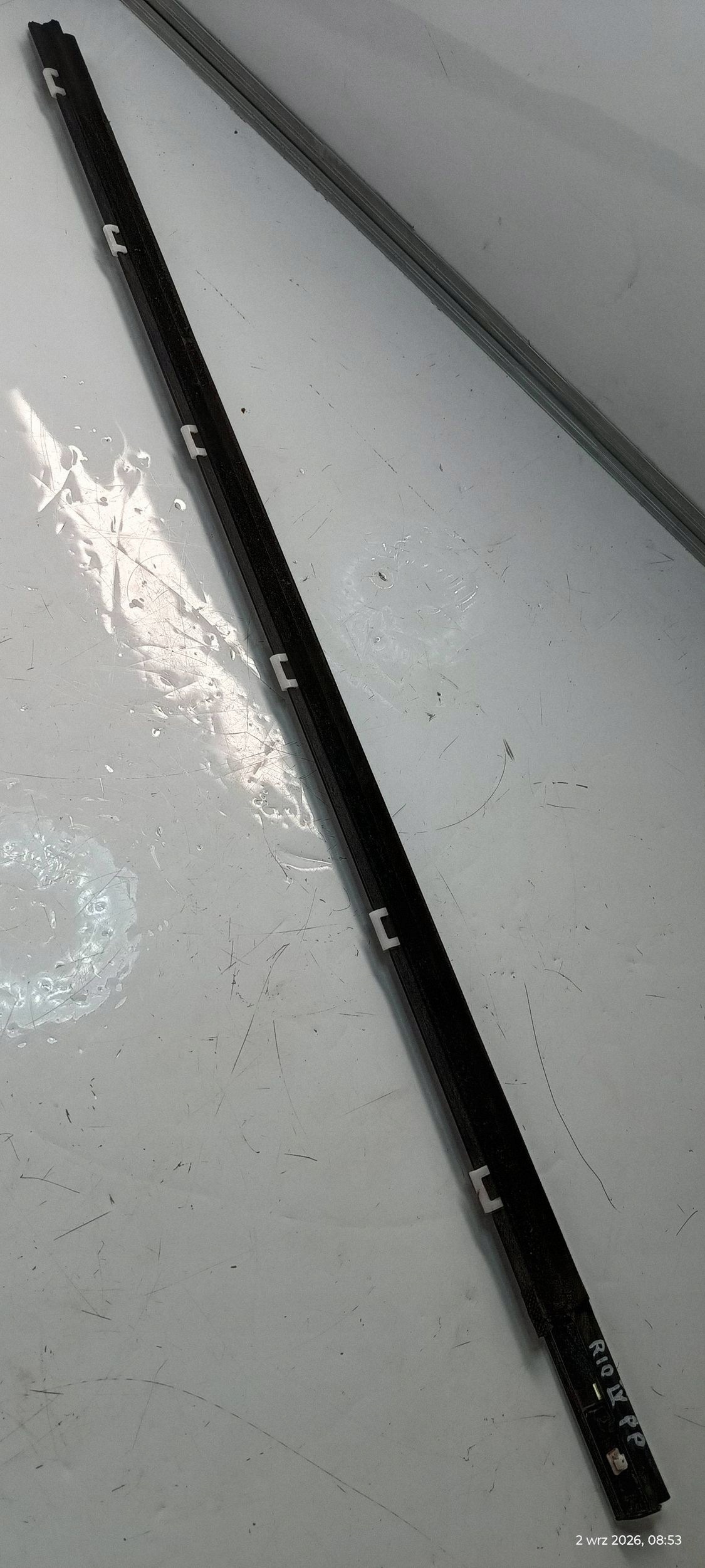 KIA RIO IV moulding dust door right front CHROM 2017