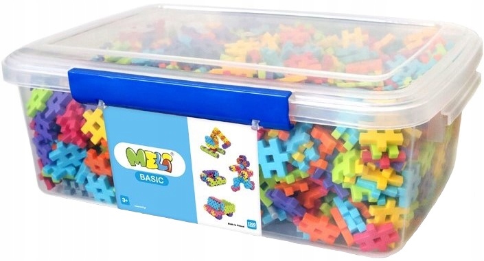

Klocki Konstrukcyjne Wafle Meli 1200 el. 3 lata