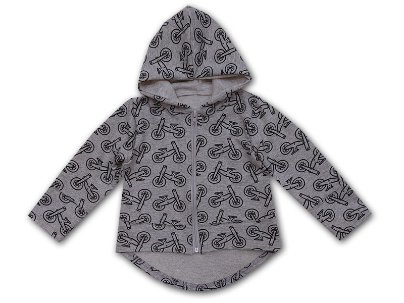 

Bluza dziecięca zapinana na zamek Rower 68