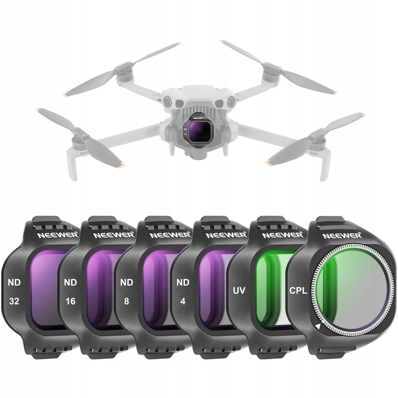 Neewer sada filtrů (CPL/UV/ND4/ND8/ND16/ND32) pro Dji Mini 5 Pro